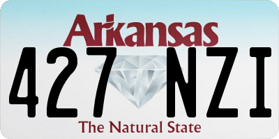 AR license plate 427NZI