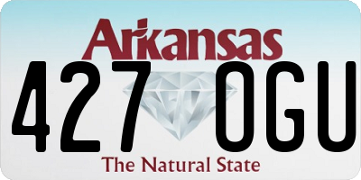 AR license plate 427OGU