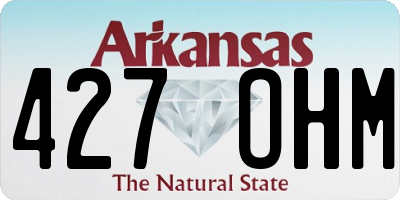 AR license plate 427OHM
