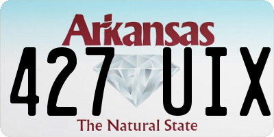 AR license plate 427UIX