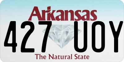 AR license plate 427UOY