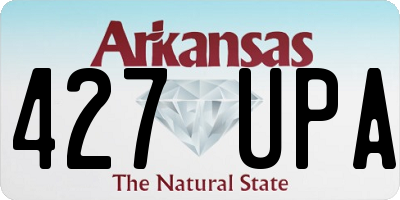 AR license plate 427UPA
