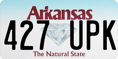 AR license plate 427UPK