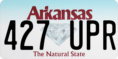 AR license plate 427UPR