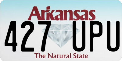 AR license plate 427UPU