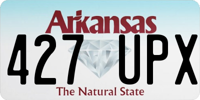 AR license plate 427UPX