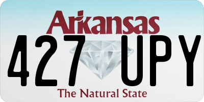 AR license plate 427UPY