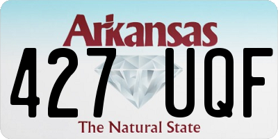 AR license plate 427UQF