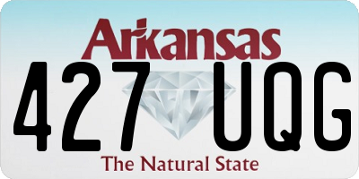AR license plate 427UQG