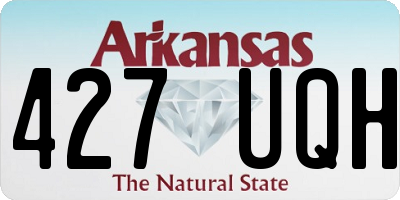 AR license plate 427UQH