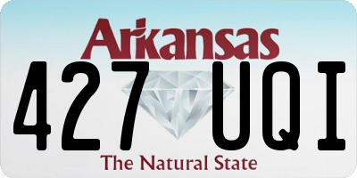 AR license plate 427UQI