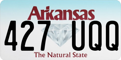 AR license plate 427UQQ