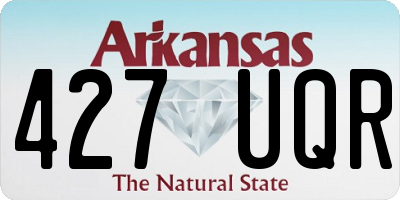 AR license plate 427UQR