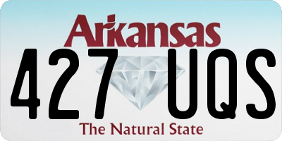 AR license plate 427UQS