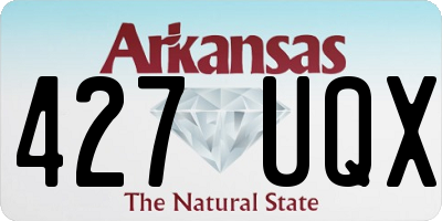 AR license plate 427UQX