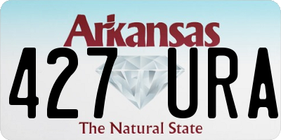 AR license plate 427URA