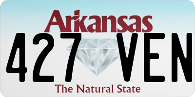 AR license plate 427VEN
