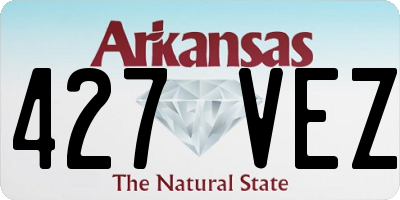 AR license plate 427VEZ
