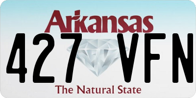 AR license plate 427VFN