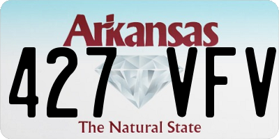 AR license plate 427VFV