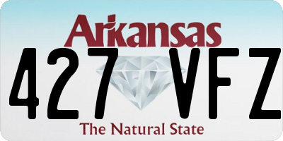 AR license plate 427VFZ