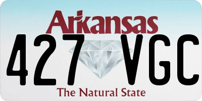 AR license plate 427VGC