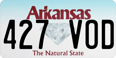AR license plate 427VOD