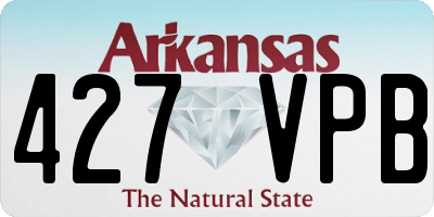AR license plate 427VPB