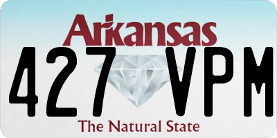 AR license plate 427VPM