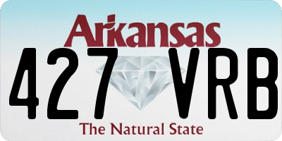 AR license plate 427VRB