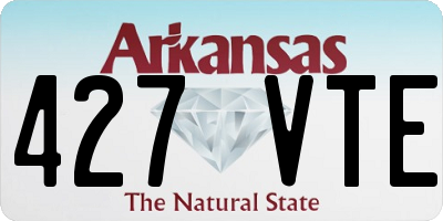 AR license plate 427VTE