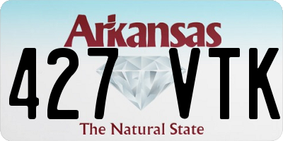 AR license plate 427VTK