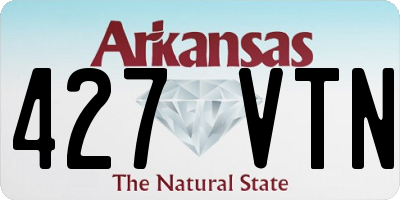 AR license plate 427VTN