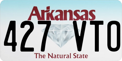 AR license plate 427VTO