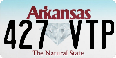 AR license plate 427VTP
