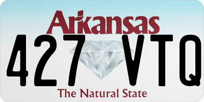 AR license plate 427VTQ