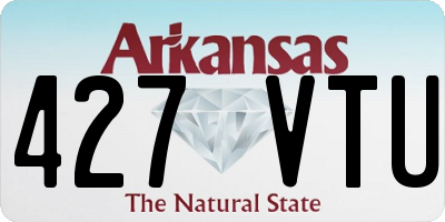 AR license plate 427VTU