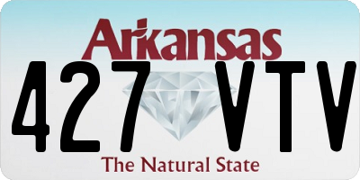 AR license plate 427VTV