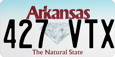 AR license plate 427VTX