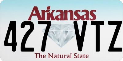 AR license plate 427VTZ