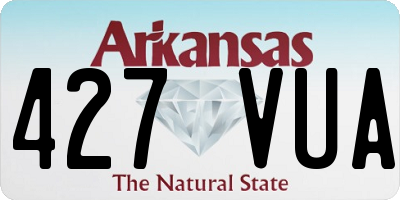 AR license plate 427VUA