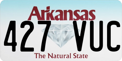 AR license plate 427VUC