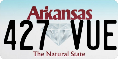 AR license plate 427VUE