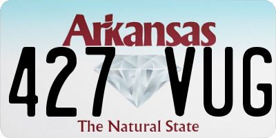 AR license plate 427VUG