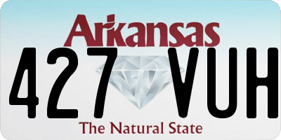 AR license plate 427VUH