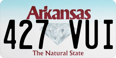 AR license plate 427VUI