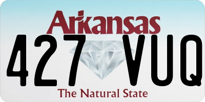 AR license plate 427VUQ