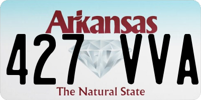 AR license plate 427VVA