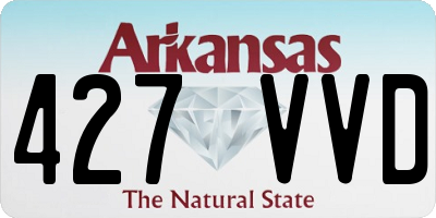 AR license plate 427VVD