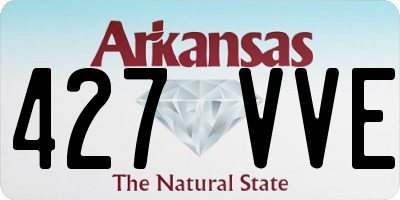 AR license plate 427VVE